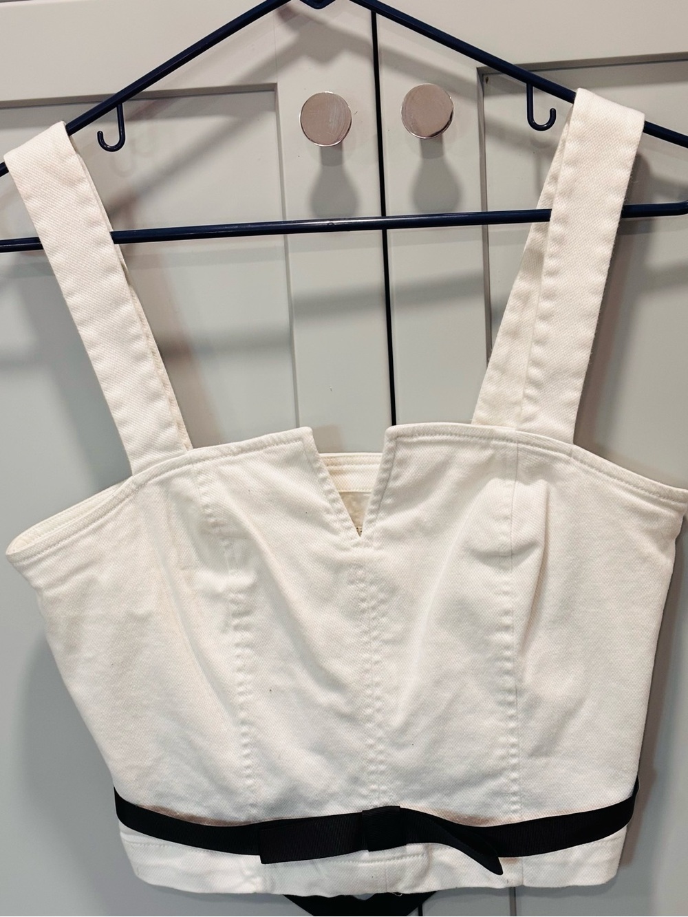 Anthropologie Maeve Structured Corset Top Size 8 Sold out Online - Picture 5 of 9